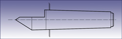 PLAIN DEAD CENTERS WITH HALF (MALE)